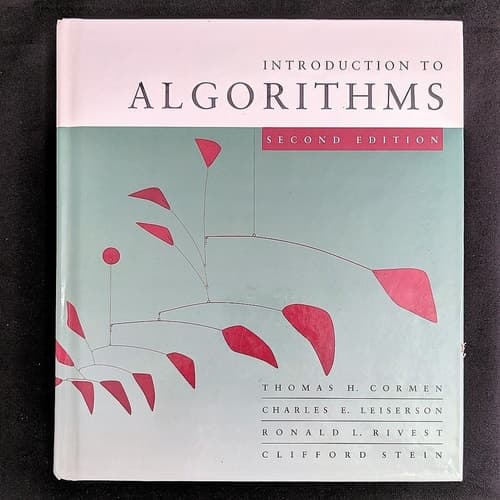 Cover of Introduction to Algorithms, Second Edition
