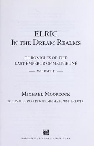 Cover of Elric In the Dream Realms