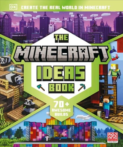 Cover of The Minecraft Ideas Book Create the Real World in Minecraft with 70+ Awesome Builds