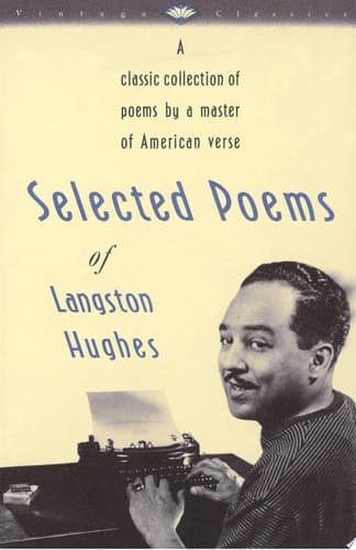 Cover of Selected poems of Langston Hughes.