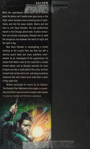 Cover of Jim Butcher's The Dresden Files: Welcome to the Jungle