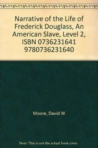 Cover of Narrative of the life of Frederick Douglass, an American slave