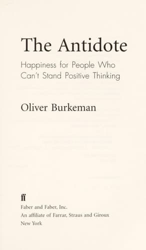 Cover of The antidote