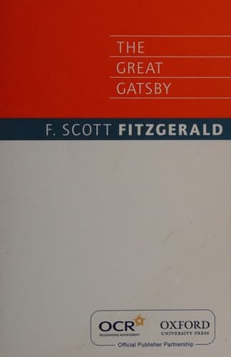 Cover of The great Gatsby