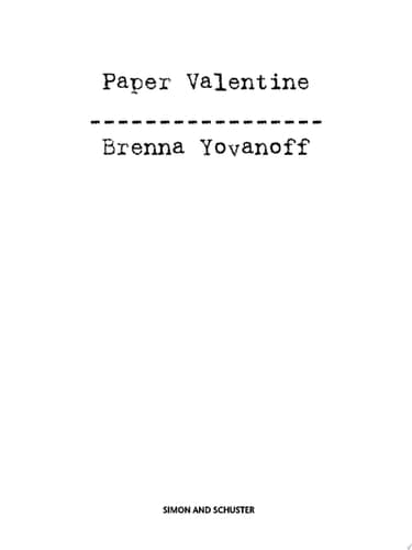Cover of Paper Valentine