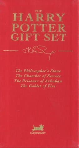 Cover of Harry Potter Boxed Set Harry Potter and the Sorcerer's Stone; Harry Potter and the Chamber of Secrets; Harry Potter and the Prisoner of Azkaban; Harry Potter and the Goblet of Fire