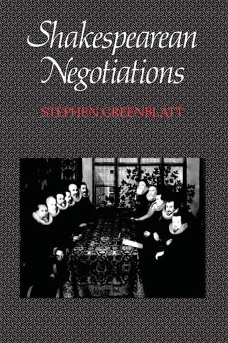 Cover of Shakespearean Negotiations