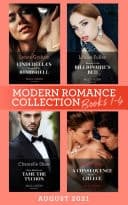 Cover of Modern Romance August 2021 Books 1-4