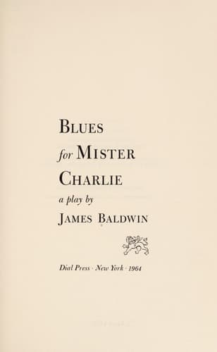 Cover of Blues for mister charlie