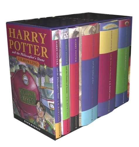 Cover of Harry Potter Boxed Set Harry Potter and the Sorcerer's Stone; Harry Potter and the Chamber of Secrets; Harry Potter and the Prisoner of Azkaban; Harry Potter and the Goblet of Fire; Harry Potter and the Order of the Phoenix; Harry Potter and the Half-Blood Prince