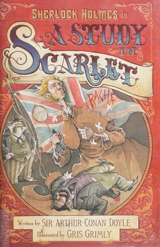 Cover of Sherlock Holmes in A Study in Scarlet
