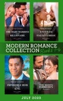 Cover of Modern Romance July 2023 Books 1-4