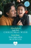 Cover of Single Dad's Christmas Wish / Winter Nights with the Midwife