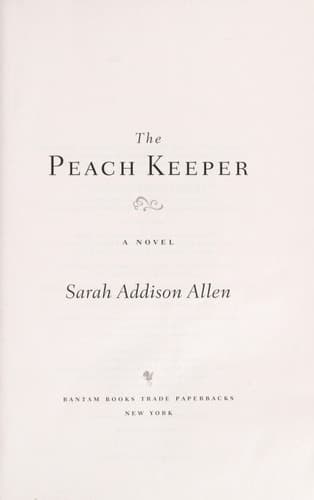 Cover of The peach keeper