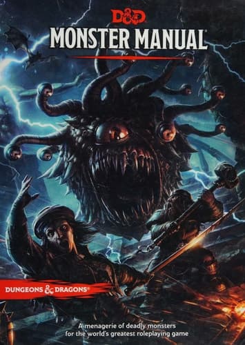 Cover of Dungeons & Dragons Fifth Edition 2014 Monster Manual