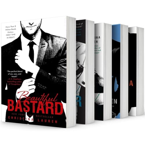 Cover of The Beautiful Series,5 Books Collection Set¿Beautiful Bastard,Beautiful Stranger,Beautiful Player,Beautiful Secret ,Beautiful by Christina Lauren