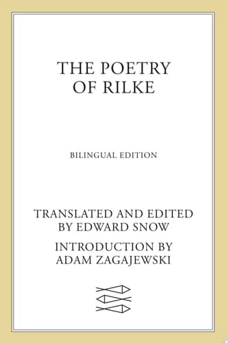 Cover of The poetry of Rilke