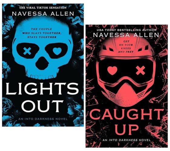 Cover of An Into Darkness Series By Navessa Allen 2 Books Collection Set (Lights Out & Caught Up)