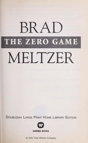 Cover of The zero game