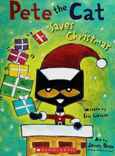 Cover of Pete the cat saves Christmas