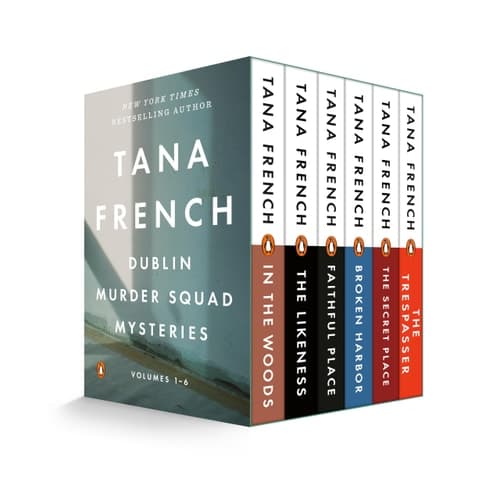 Cover of Dublin Murder Squad Mysteries Volumes 1-6 Boxed Set: In the Woods; The Likeness; Faithful Place; Broken Harbor; The Secret Place; The Trespasser