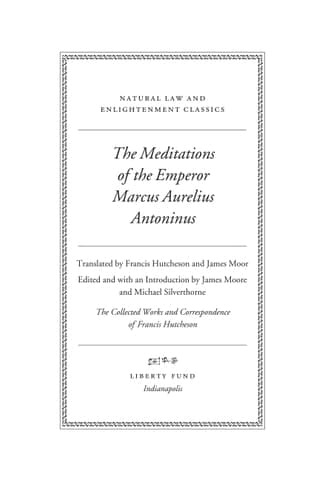 Cover of The meditations of the Emperor Marcus Aurelius Antoninus