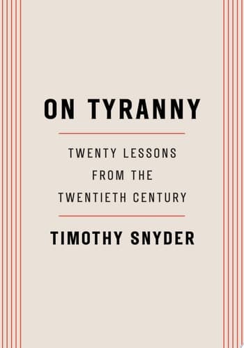 Cover of On Tyranny