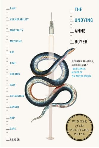 Cover of The Undying Pain, vulnerability, mortality, medicine, art, time, dreams, data, exhaustion, cancer, and care