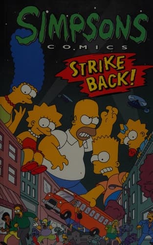 Cover of Simpsons comics strike back!