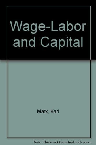 Cover of Wage-Labor and Capital