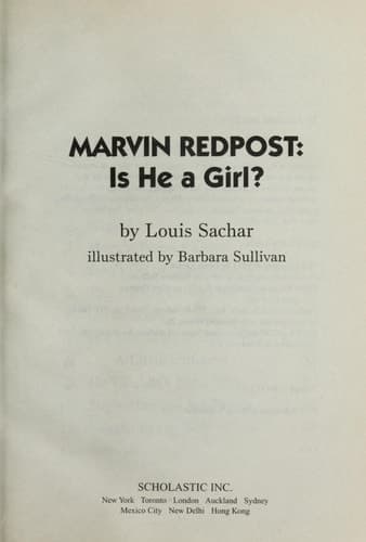 Cover of Marvin Redpost
