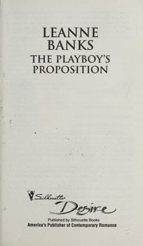 Cover of The playboy's proposition