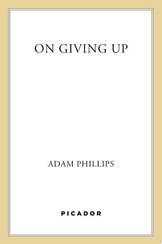 Cover of On Giving Up