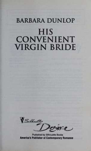 Cover of His convenient virgin bride