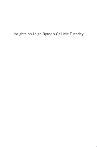 Cover of Summary of Leigh Byrne's Call Me Tuesday