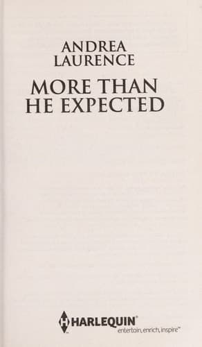 Cover of More than he expected