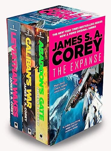 Cover of Expanse Series, Collection Set of 3 Books. Leviathan Wakes, Caliban's War, Abaddon's Gate by James S. A. Corey