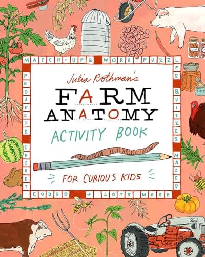 Cover of Julia Rothman's Farm Anatomy Activity Book