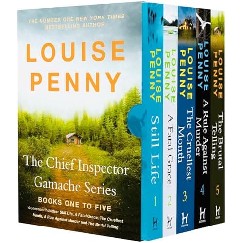 Cover of Chief Inspector Gamache: Still Life / A Fatal Grace / The Cruellest Month / A Rule Against Murder / The Brutal Telling