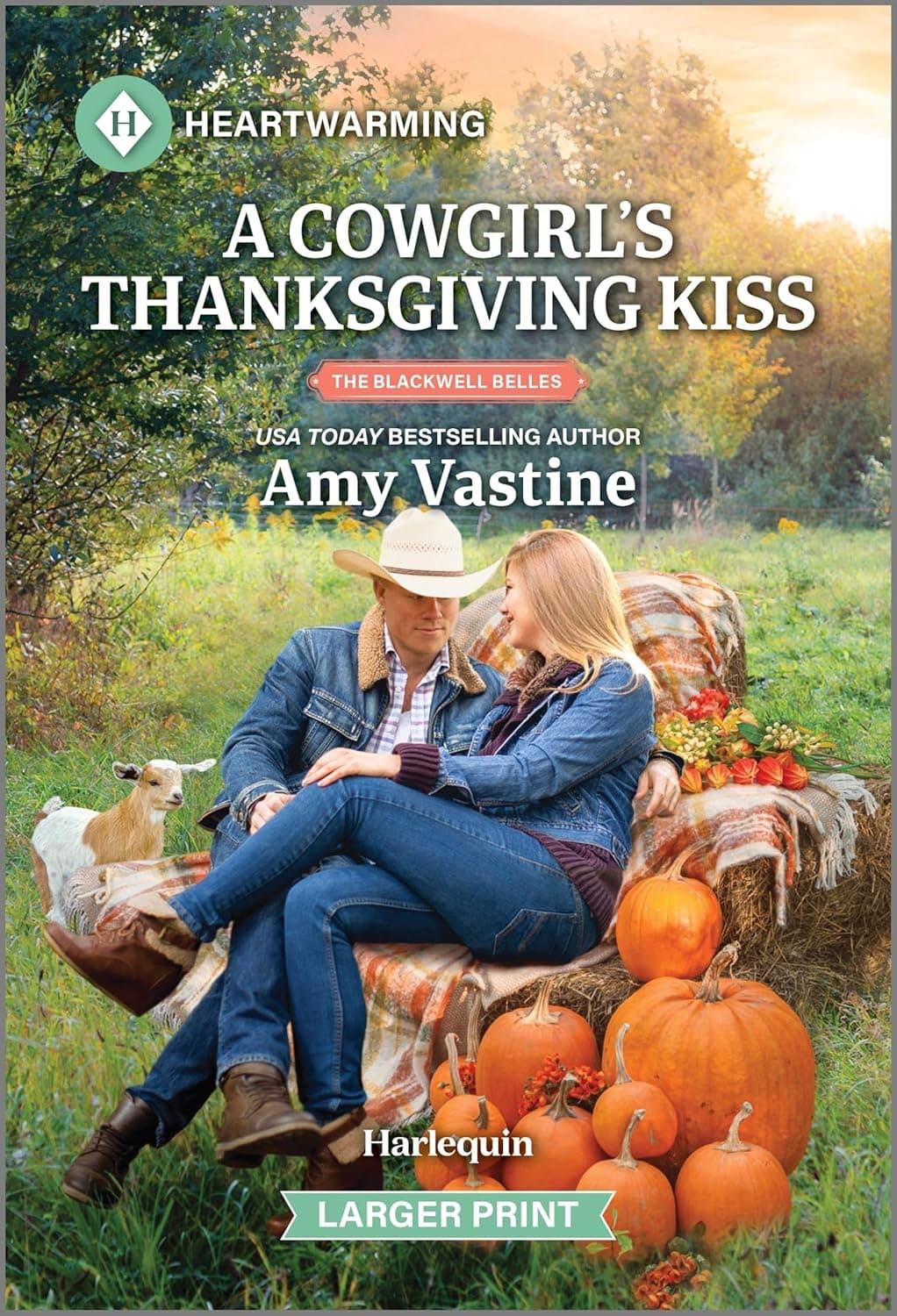 Cover of Cowgirl's Thanksgiving Kiss