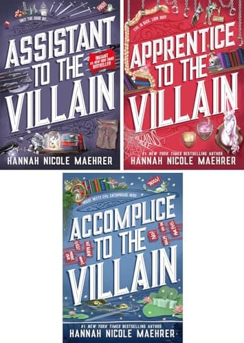 Cover of Assistant and the Villain Series Collection Books, Set of 3 Books. Assistant to the Villain, Apprentice to the Villain, Accomplice to the Villain by Hannah Nicole Maehrer