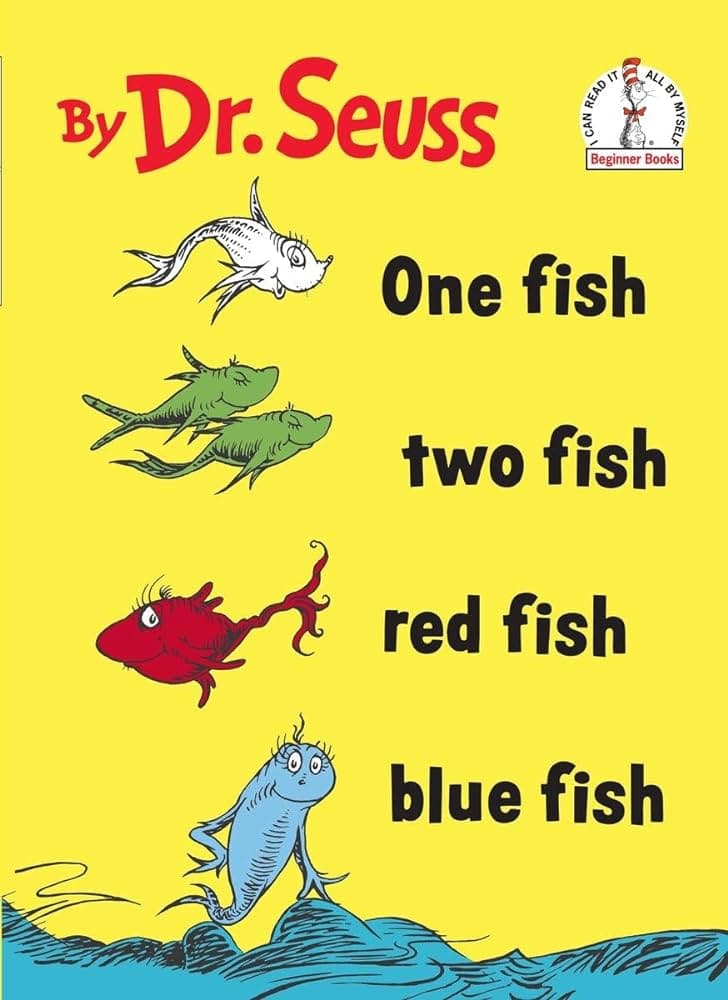 Cover of One Fish, Two Fish, Red Fish, Blue Fish