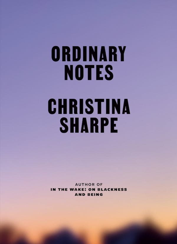 Cover of Ordinary Notes