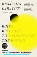 Cover of When we cease to understand the world