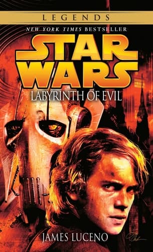 Cover of Labyrinth of Evil (Star Wars: The Dark Lord Trilogy, #1)