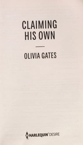 Cover of Claiming His Own