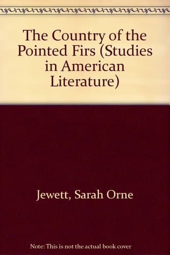 Cover of An Edited Edition of Sarah Orne Jewett's the Country of the Pointed Firs (Studies in American Literature)