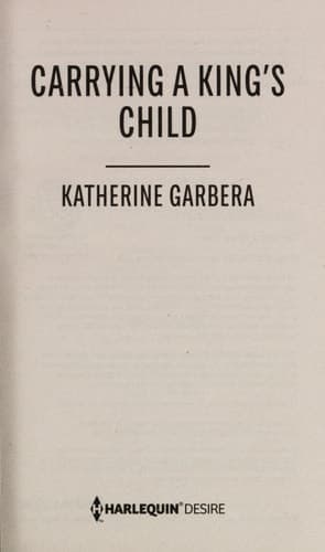 Cover of Carrying a king's child