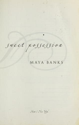 Cover of Sweet possession
