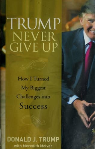 Cover of Trump never give up